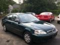 2000 Clover Green Pearl Honda Civic VP Sedan  photo #9