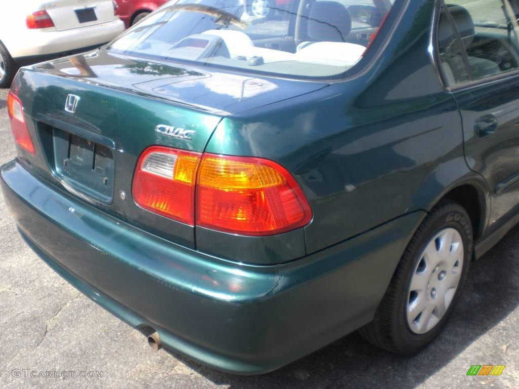 2000 Civic VP Sedan - Clover Green Pearl / Beige photo #51
