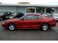1995 Laser Red Metallic Ford Mustang V6 Coupe  photo #4