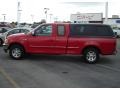 1997 Bright Red Ford F150 XLT Extended Cab  photo #2