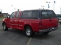 1997 Bright Red Ford F150 XLT Extended Cab  photo #3