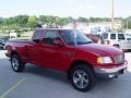 2000 Bright Red Ford F150 XLT Extended Cab 4x4  photo #24