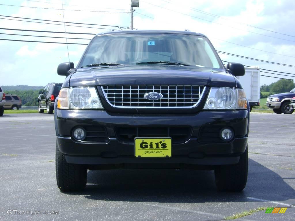 2004 Explorer Limited 4x4 - Black / Midnight Grey photo #2