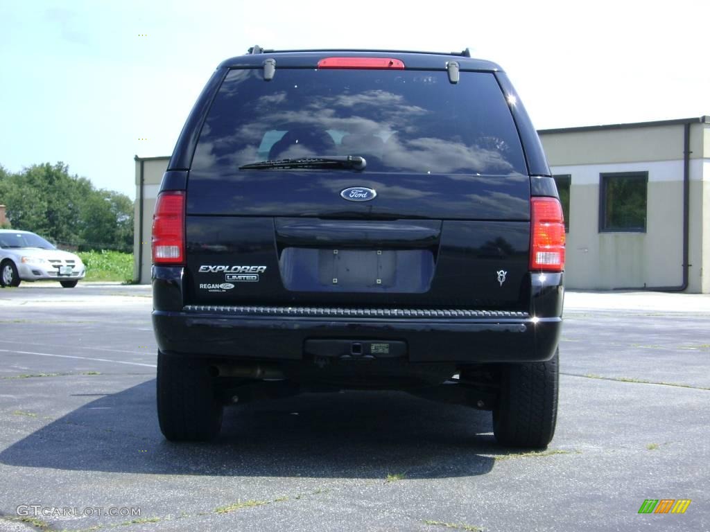 2004 Explorer Limited 4x4 - Black / Midnight Grey photo #6