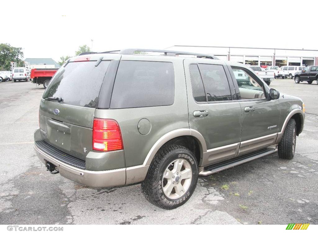 2004 Explorer Eddie Bauer 4x4 - Estate Green Metallic / Medium Parchment photo #5