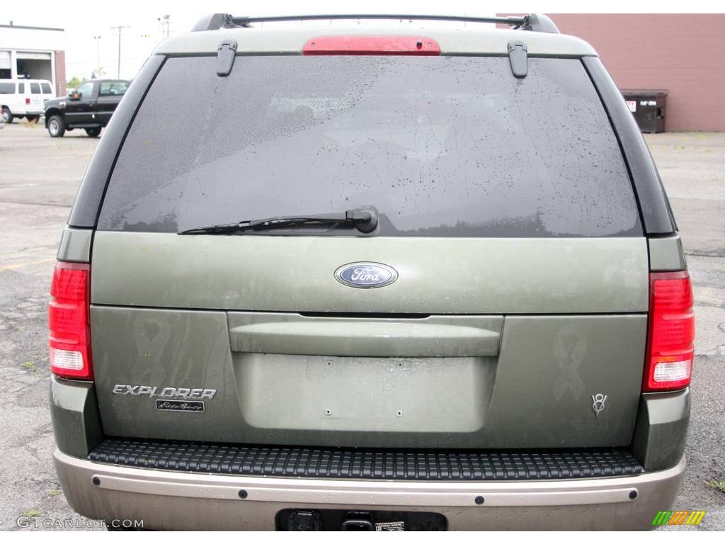 2004 Explorer Eddie Bauer 4x4 - Estate Green Metallic / Medium Parchment photo #7