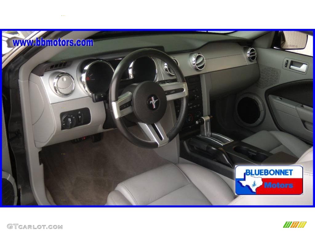 2007 Mustang V6 Premium Coupe - Alloy Metallic / Light Graphite photo #7