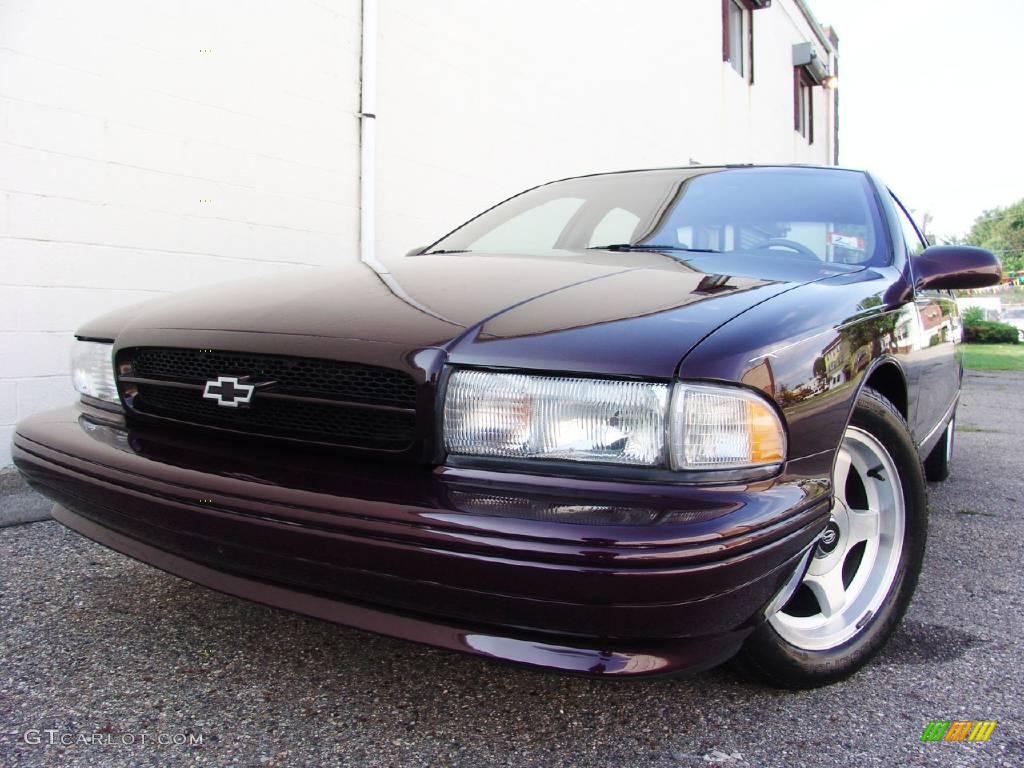 1996 Impala SS - Dark Cherry Metallic / Gray photo #1