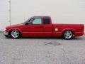 2002 Victory Red Chevrolet S10 LS Extended Cab  photo #2