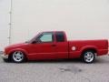 2002 Victory Red Chevrolet S10 LS Extended Cab  photo #3