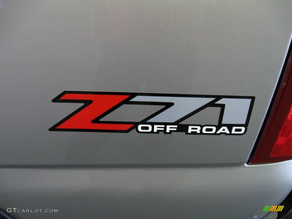 2003 Silverado 1500 Z71 Extended Cab 4x4 - Light Pewter Metallic / Dark Charcoal photo #14