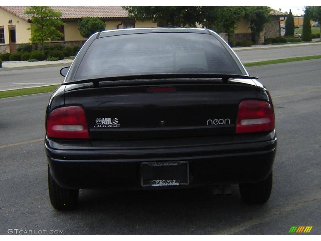 1997 Neon Sport Sedan - Black / Agate photo #4