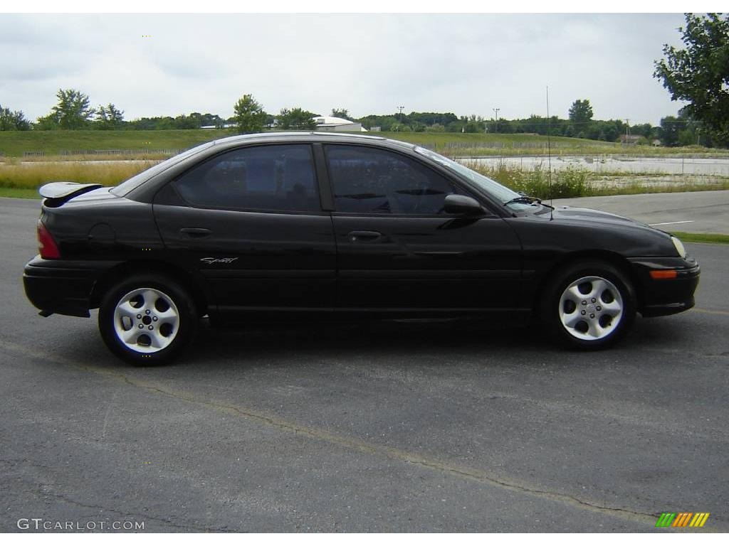 1997 Neon Sport Sedan - Black / Agate photo #5