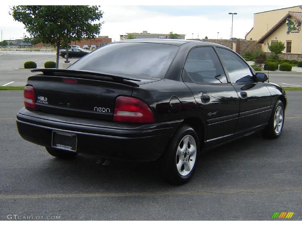 1997 Neon Sport Sedan - Black / Agate photo #6