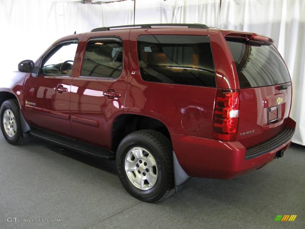2007 Tahoe LT 4x4 - Sport Red Metallic / Light Cashmere/Ebony photo #4