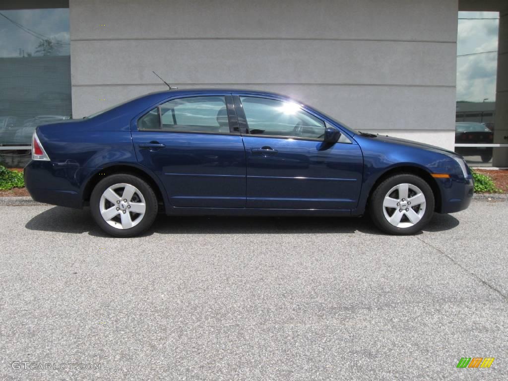 2007 Fusion SE - Dark Blue Pearl Metallic / Light Stone photo #2