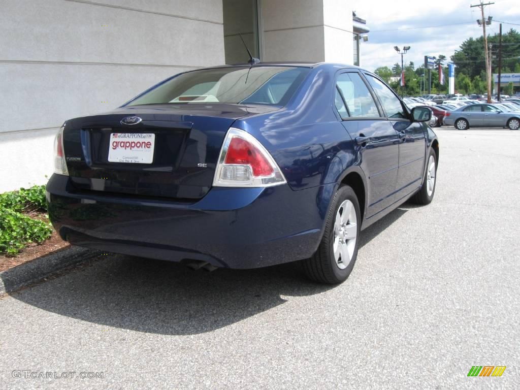 2007 Fusion SE - Dark Blue Pearl Metallic / Light Stone photo #3