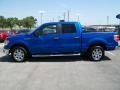 2009 Blue Flame Metallic Ford F150 XLT SuperCrew  photo #2