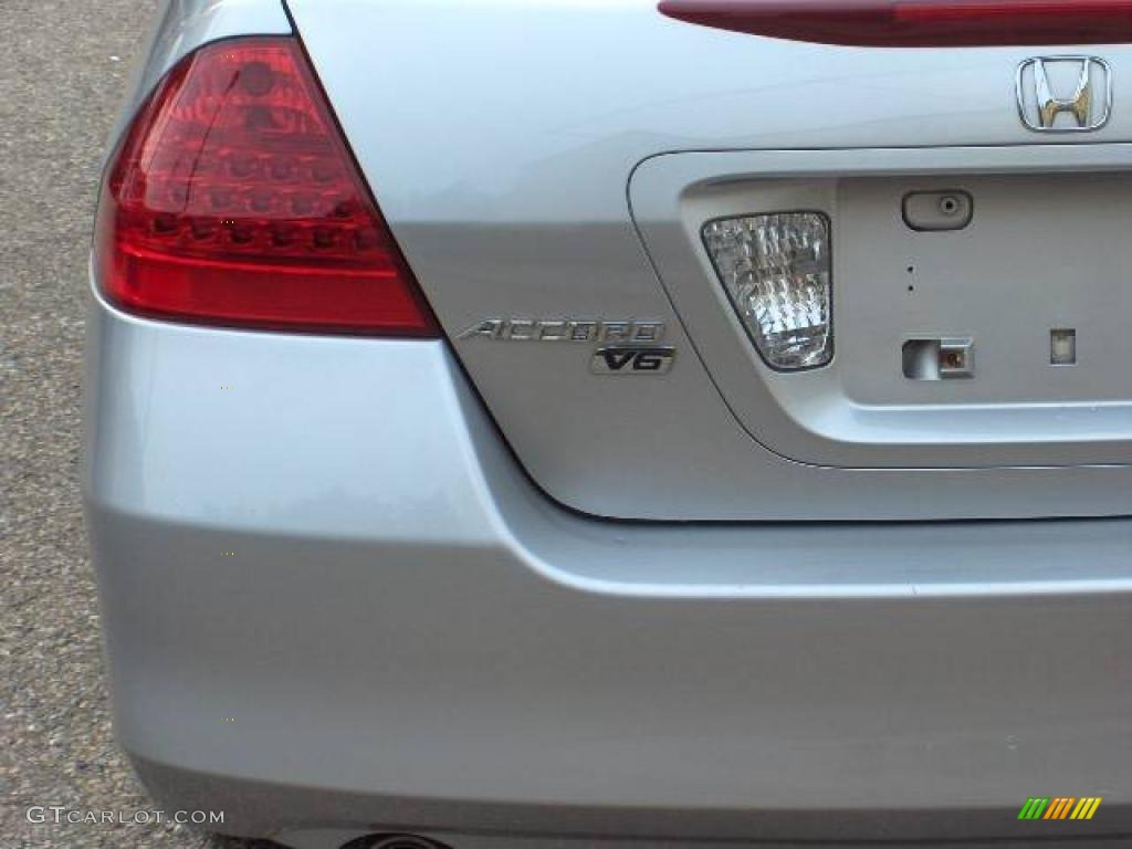 2007 Accord EX-L V6 Sedan - Alabaster Silver Metallic / Gray photo #8