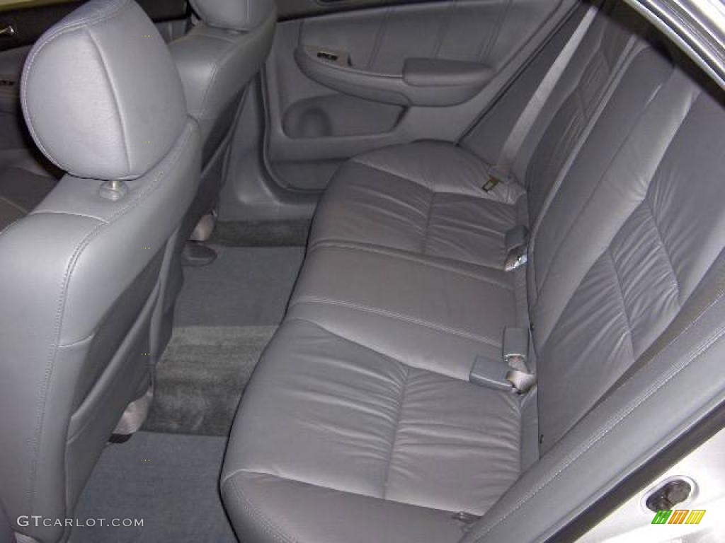 2007 Accord EX-L V6 Sedan - Alabaster Silver Metallic / Gray photo #15