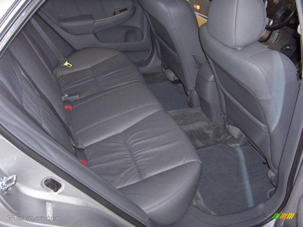 2007 Accord EX-L V6 Sedan - Alabaster Silver Metallic / Gray photo #16