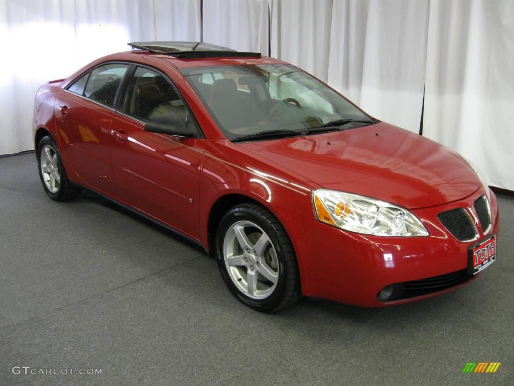 2006 G6 V6 Sedan - Crimson Red / Ebony photo #1