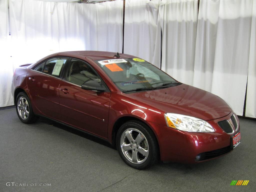 2008 G6 GT Sedan - Performance Red Metallic / Ebony Black photo #1