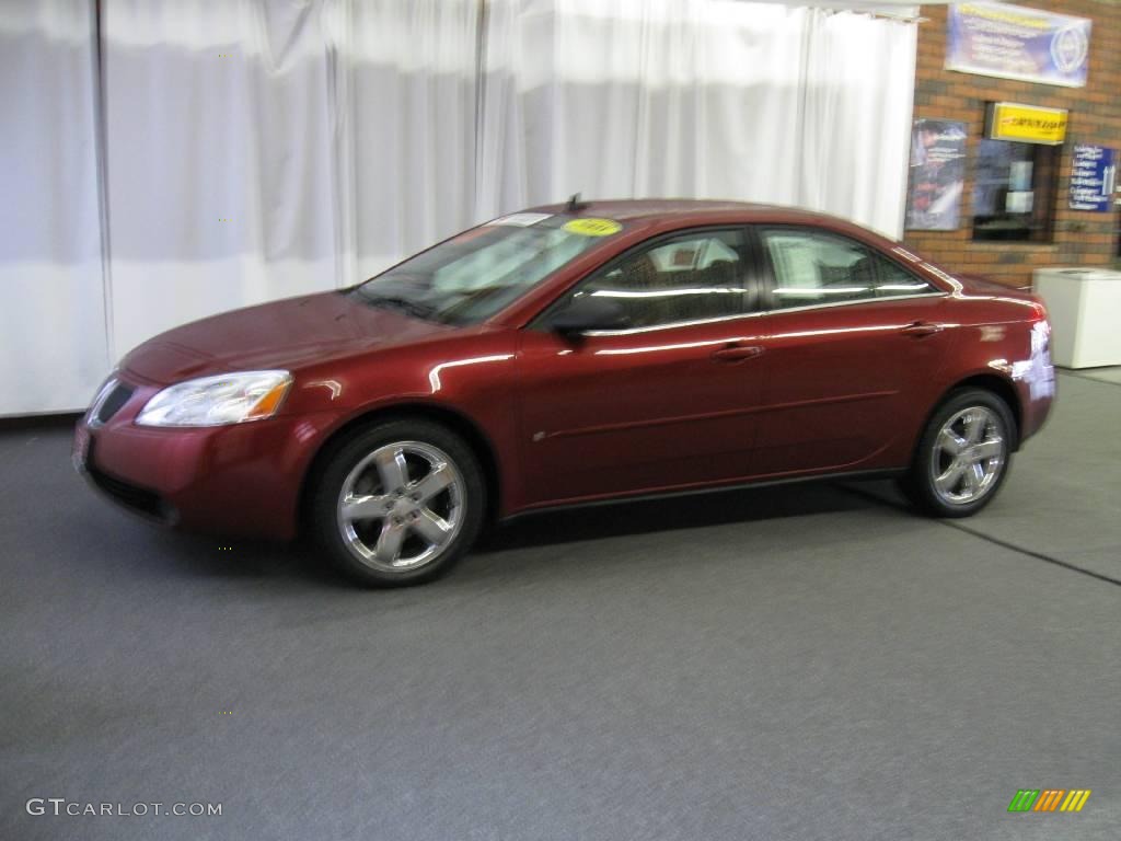 2008 G6 GT Sedan - Performance Red Metallic / Ebony Black photo #6