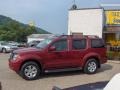 2005 Red Brawn Pearl Nissan Pathfinder LE 4x4  photo #4