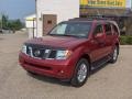 2005 Red Brawn Pearl Nissan Pathfinder LE 4x4  photo #5