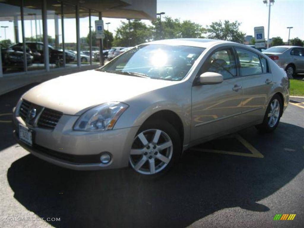 2006 Maxima 3.5 SL - Coral Sand Metallic / Cafe Latte photo #1