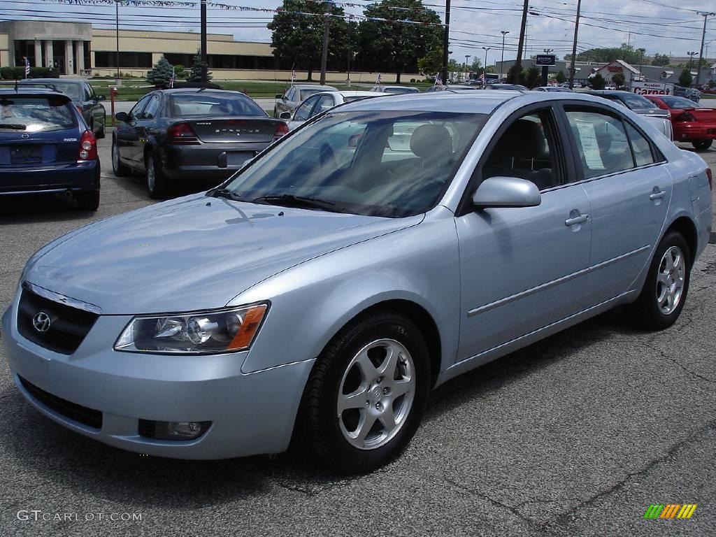 2006 Silver Blue Metallic Hyundai Sonata Gls V6 14938368