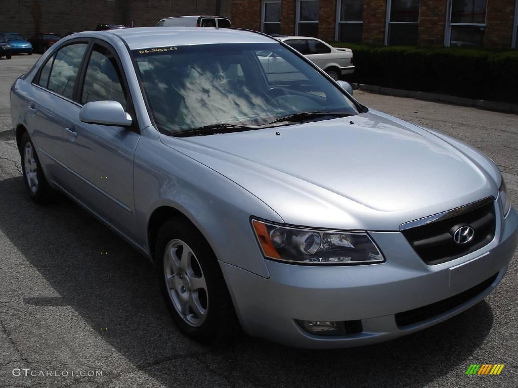 2006 Sonata GLS V6 - Silver Blue Metallic / Gray photo #4