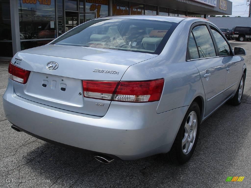 2006 Sonata GLS V6 - Silver Blue Metallic / Gray photo #5