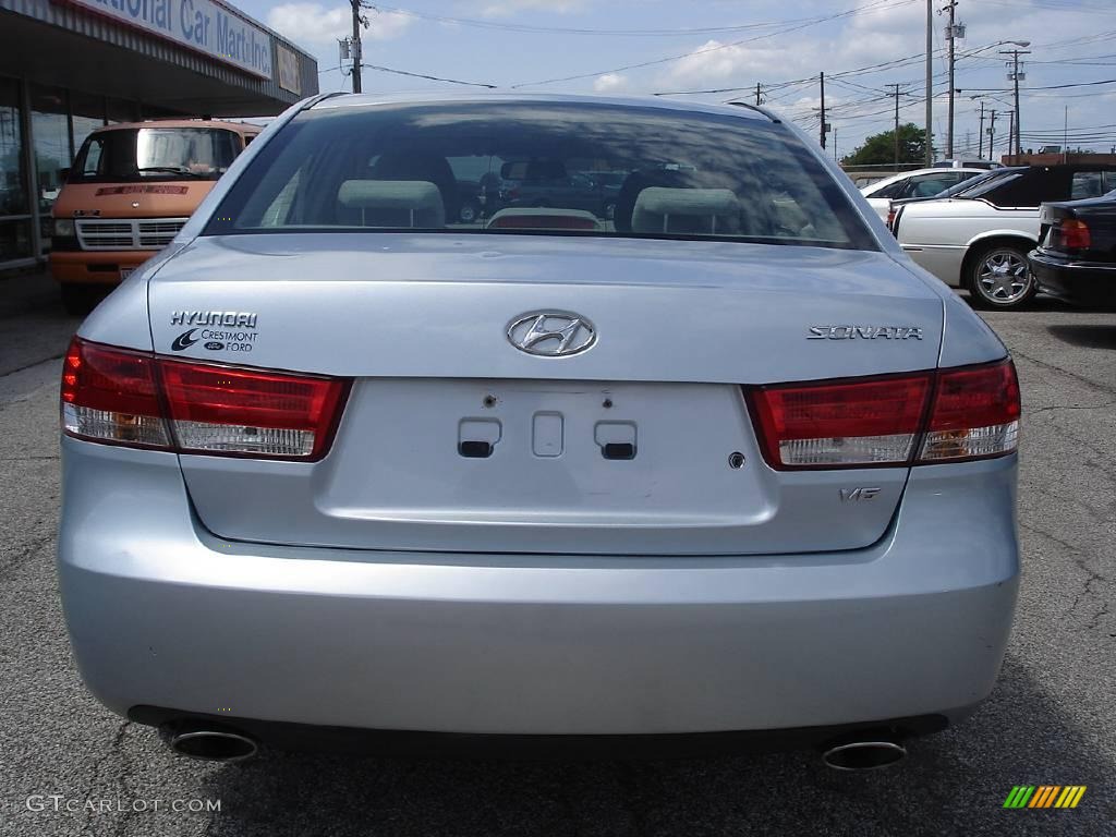 2006 Sonata GLS V6 - Silver Blue Metallic / Gray photo #6