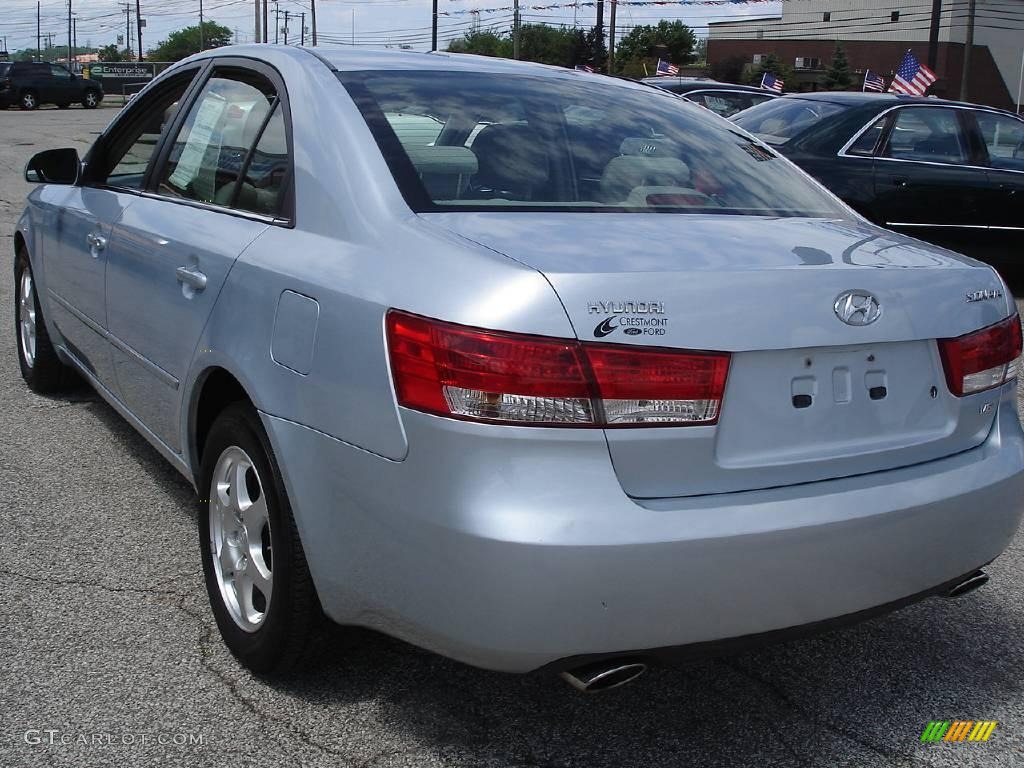 2006 Sonata GLS V6 - Silver Blue Metallic / Gray photo #7