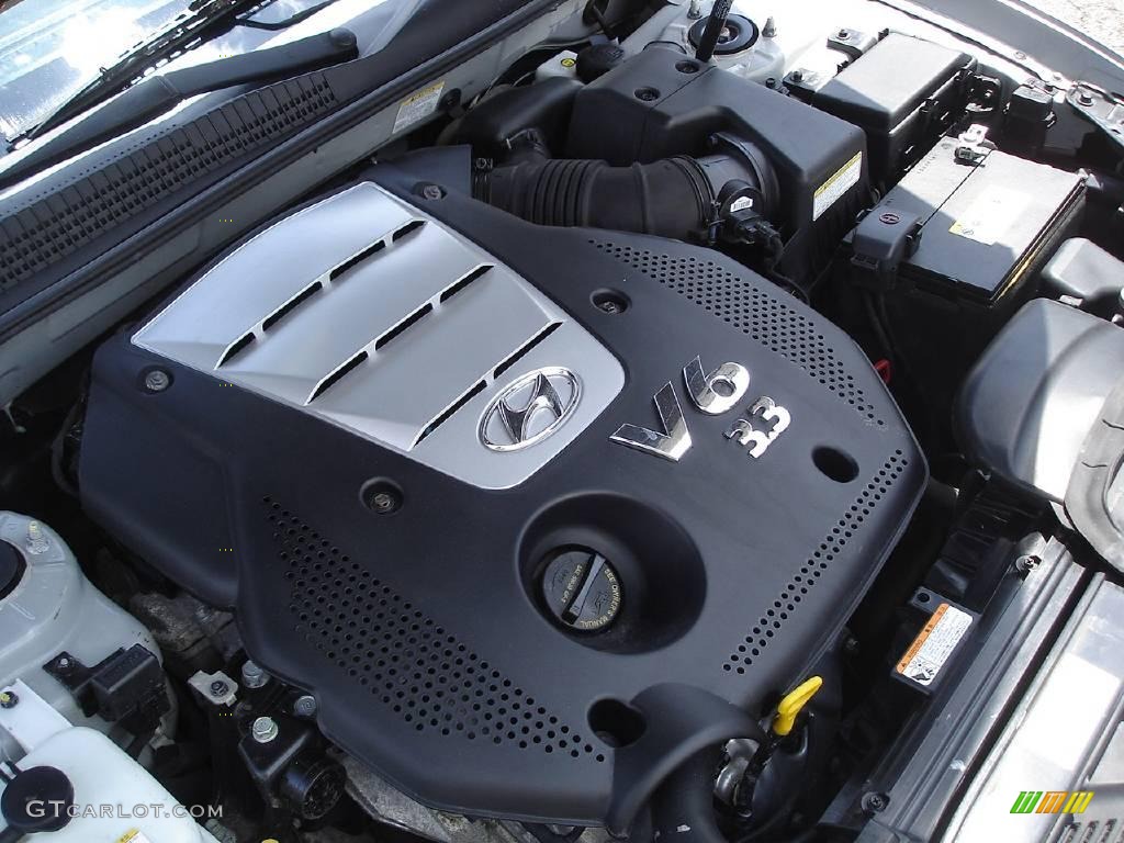 2006 Sonata GLS V6 - Silver Blue Metallic / Gray photo #37