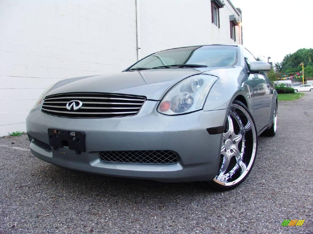 2004 G 35 Coupe - Diamond Graphite Gray Metallic / Graphite photo #1