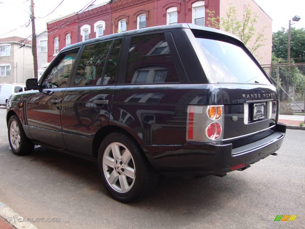 2003 Range Rover HSE - Adriatic Blue Metallic / Sand/Jet Black photo #4