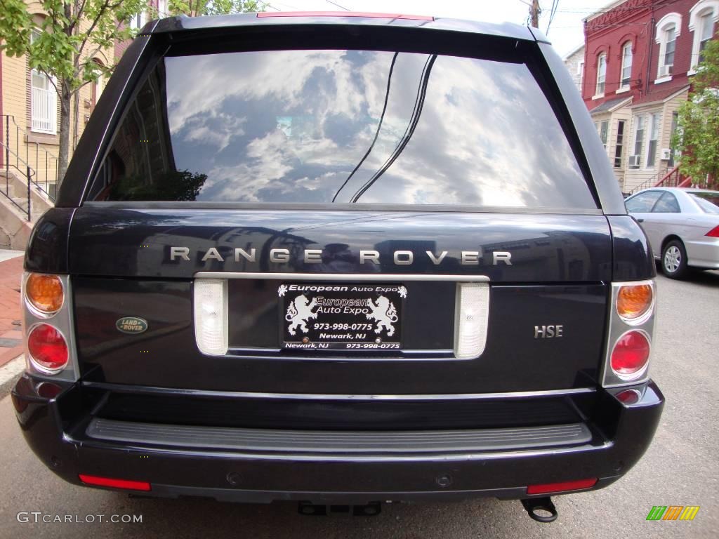 2003 Range Rover HSE - Adriatic Blue Metallic / Sand/Jet Black photo #5