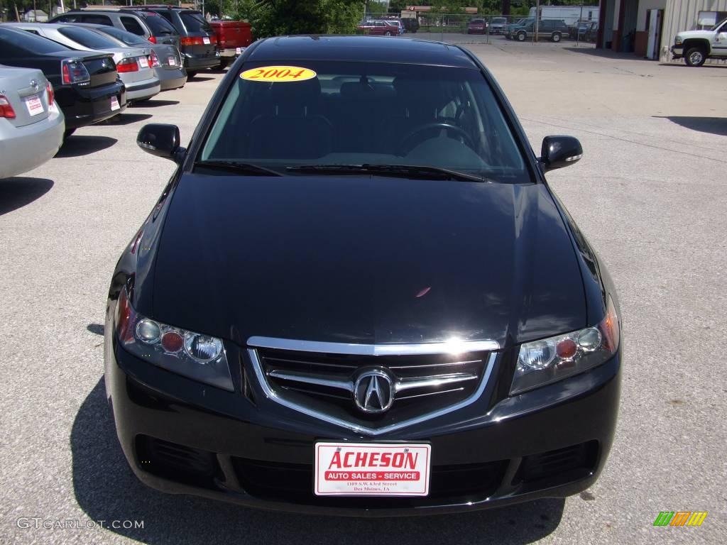 2004 TSX Sedan - Nighthawk Black Pearl / Ebony photo #8