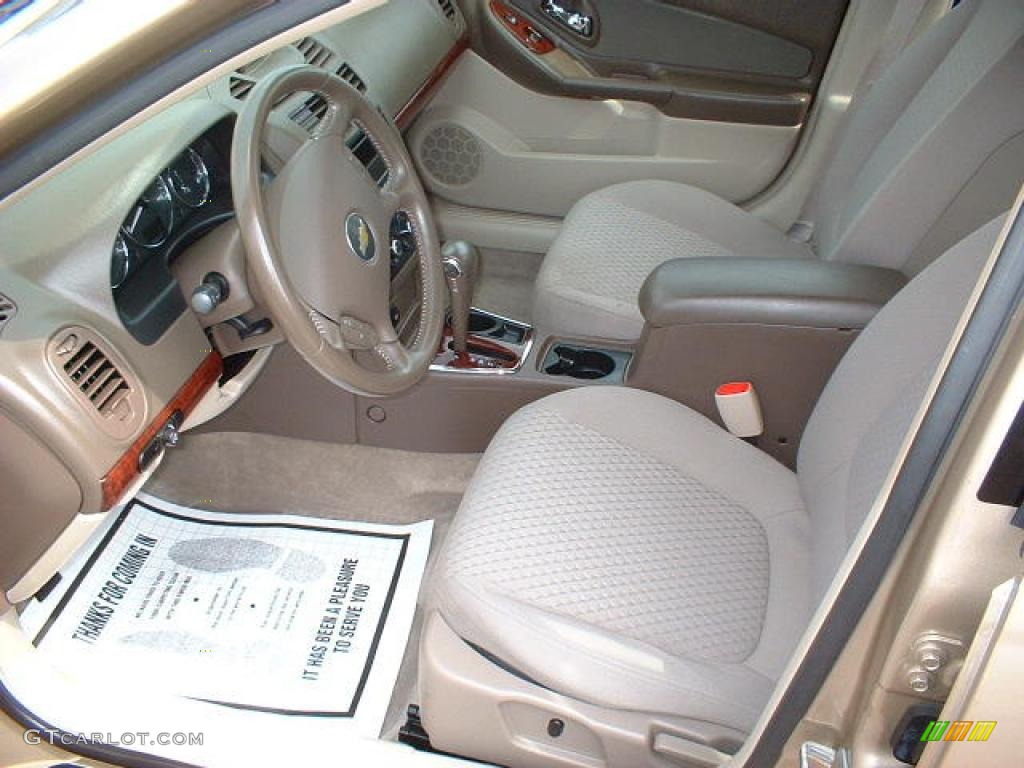 2006 Malibu LT Sedan - Sandstone Metallic / Cashmere Beige photo #6