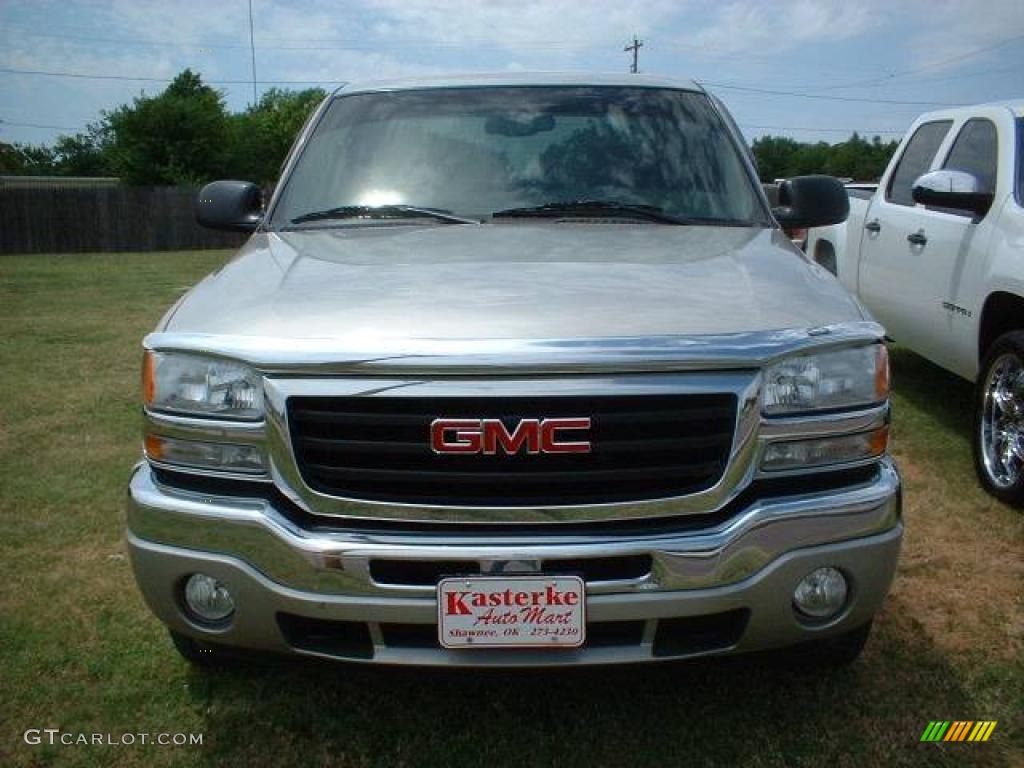 2006 Sierra 1500 SLT Crew Cab - Silver Birch Metallic / Pewter photo #2