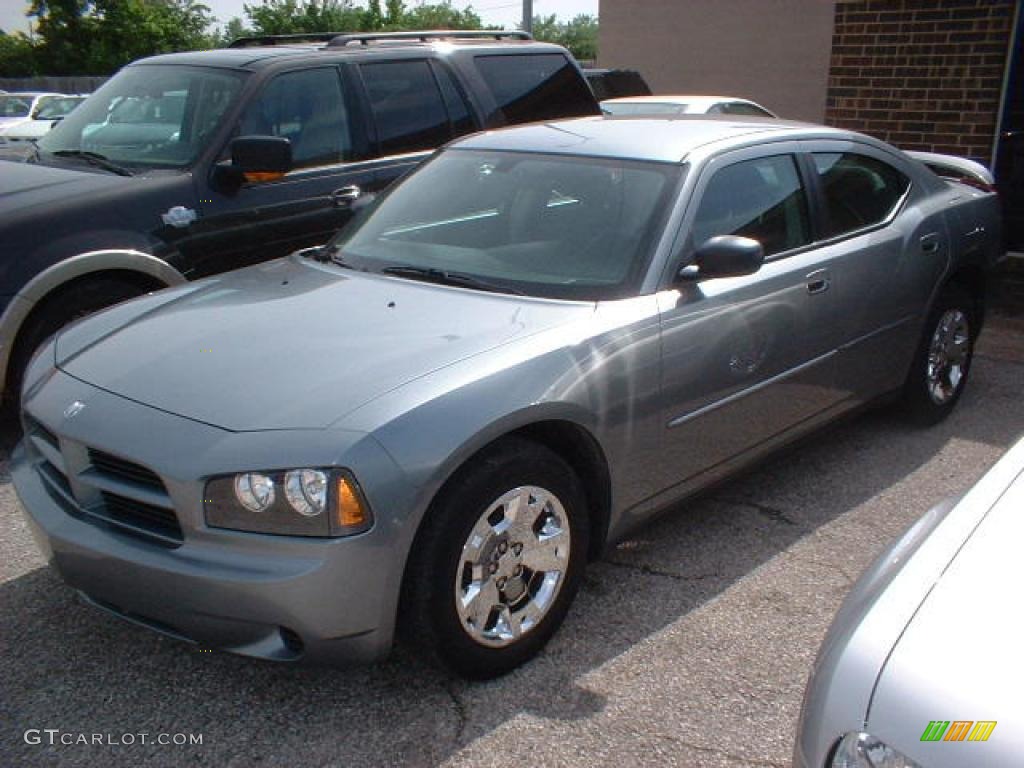 2007 Charger  - Silver Steel Metallic / Dark Slate Gray/Light Slate Gray photo #1