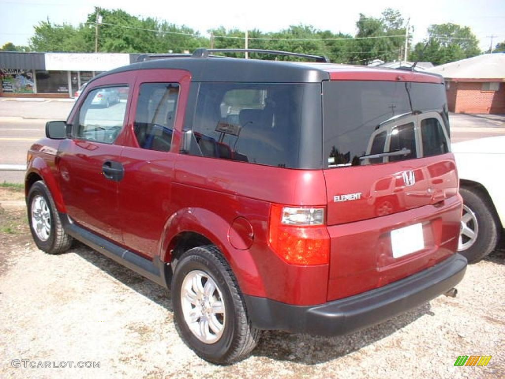 2006 Element EX-P AWD - Tango Red Pearl / Black/Gray photo #3