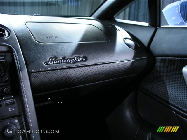 2007 Lamborghini Gallardo Spyder Black Dashboard Photo #150063