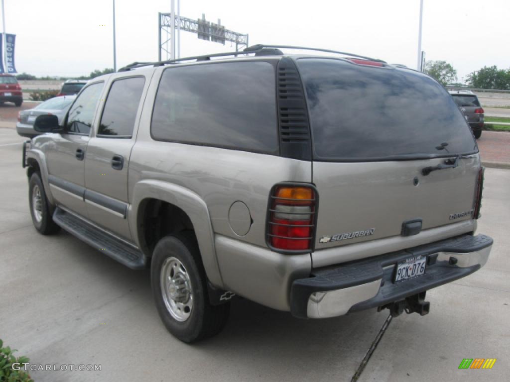 2003 Suburban 2500 LS - Light Pewter Metallic / Tan/Neutral photo #6