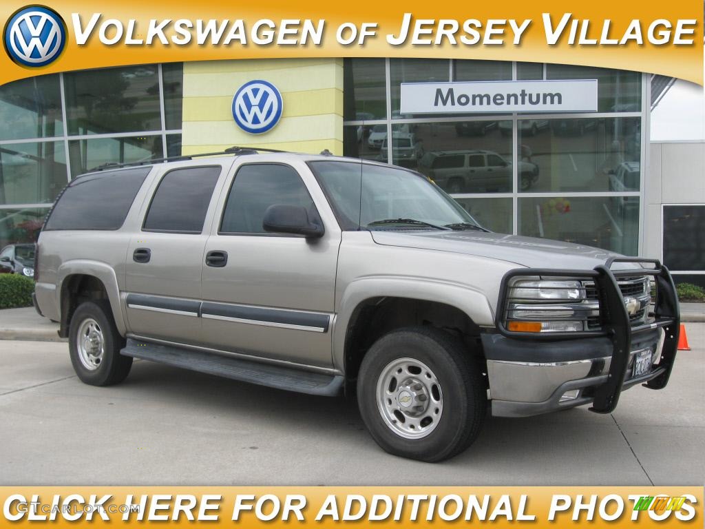 2003 Suburban 2500 LS - Light Pewter Metallic / Tan/Neutral photo #21