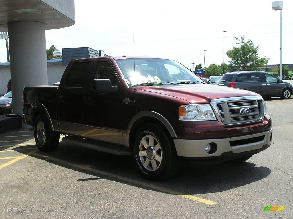 2006 F150 King Ranch SuperCrew - Dark Copper Metallic / Castano Brown Leather photo #3
