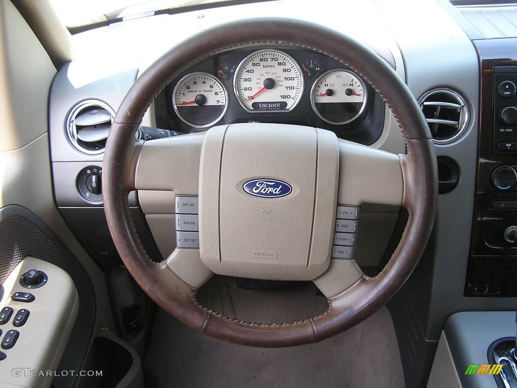 2006 F150 King Ranch SuperCrew - Dark Copper Metallic / Castano Brown Leather photo #10